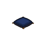 Midnight Blue Fluffy Pillow